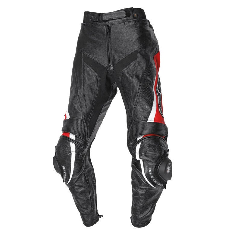 IXS Robin II Dame læder bukser sort/rød 36 Figur 1
