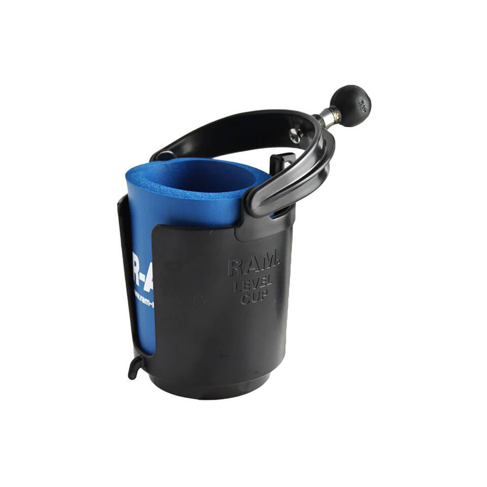 Suporte de bebida RAM Mounts - girando, com bola B (1 polegada), em polibag Artigo principal Figura 1