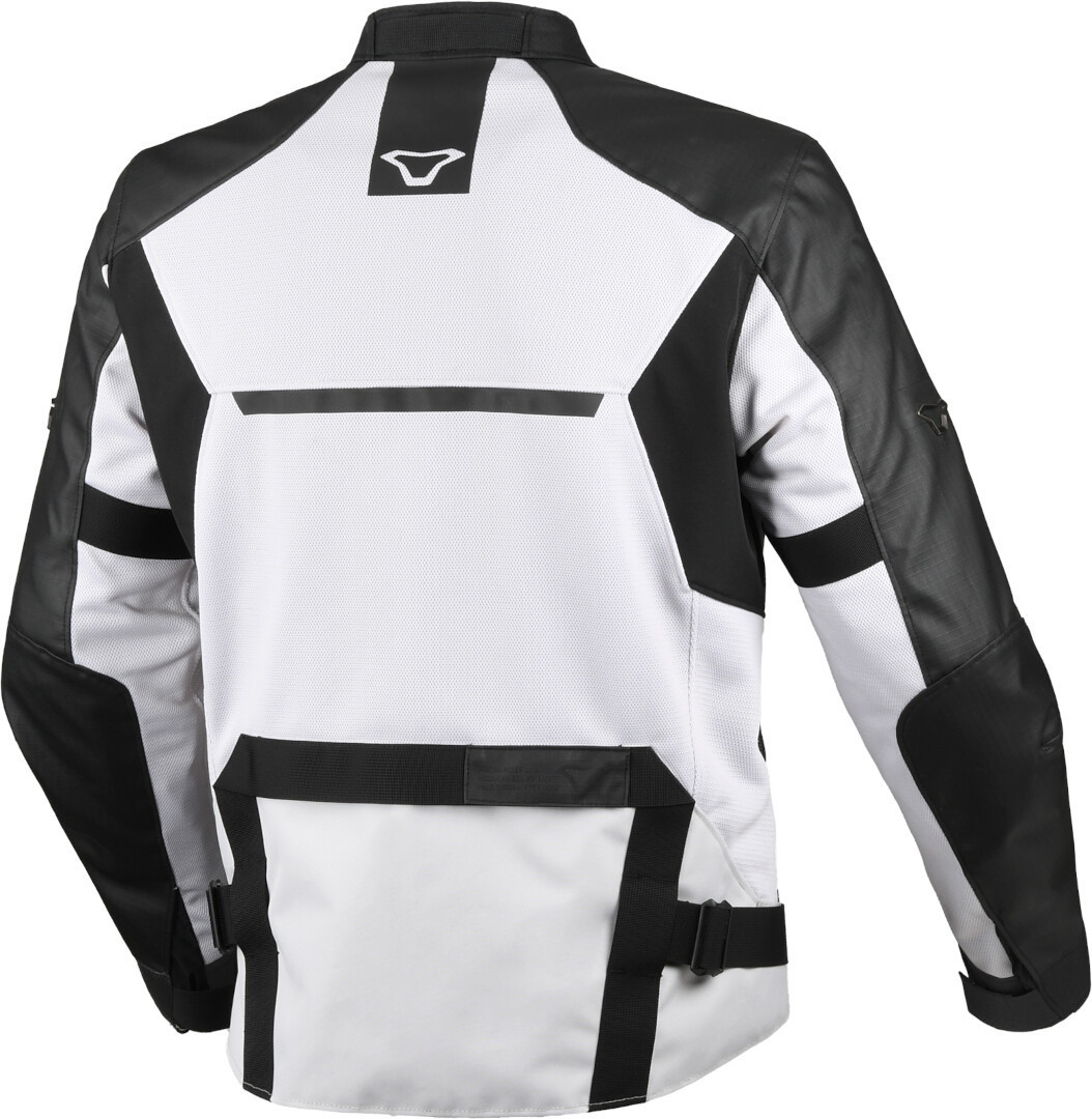Macna Empire 2.0 waterproof Motorcycle Textile Jacket light grey/black S Figure 2