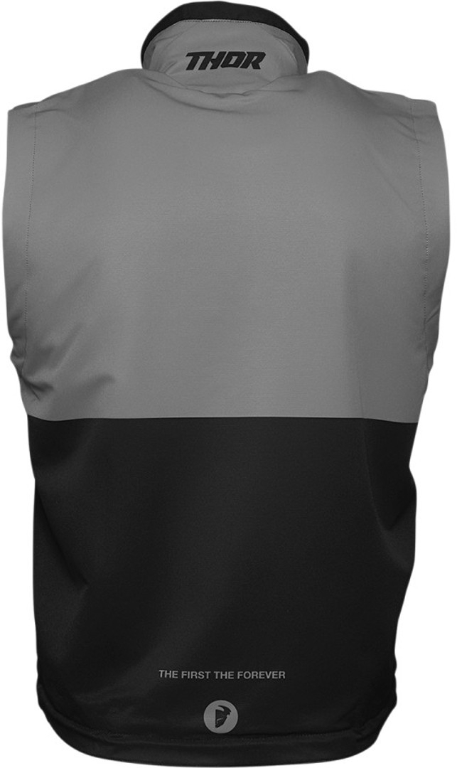 Thor Warm Up Motocross Weste schwarz/grau L Abbildung 2