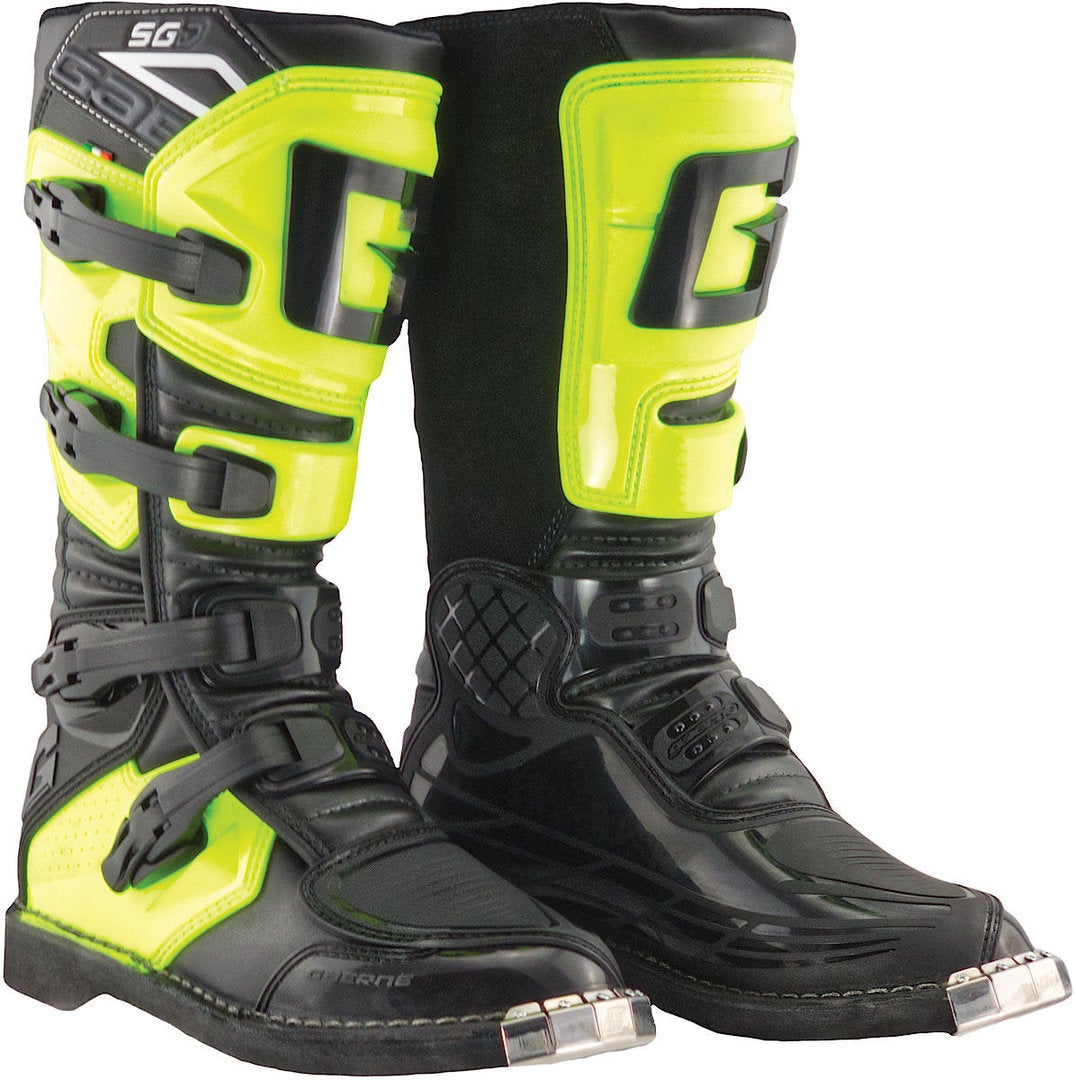 Gaerne SGJ Motocrossstøvler til unge sort/gul 36 Figur 1