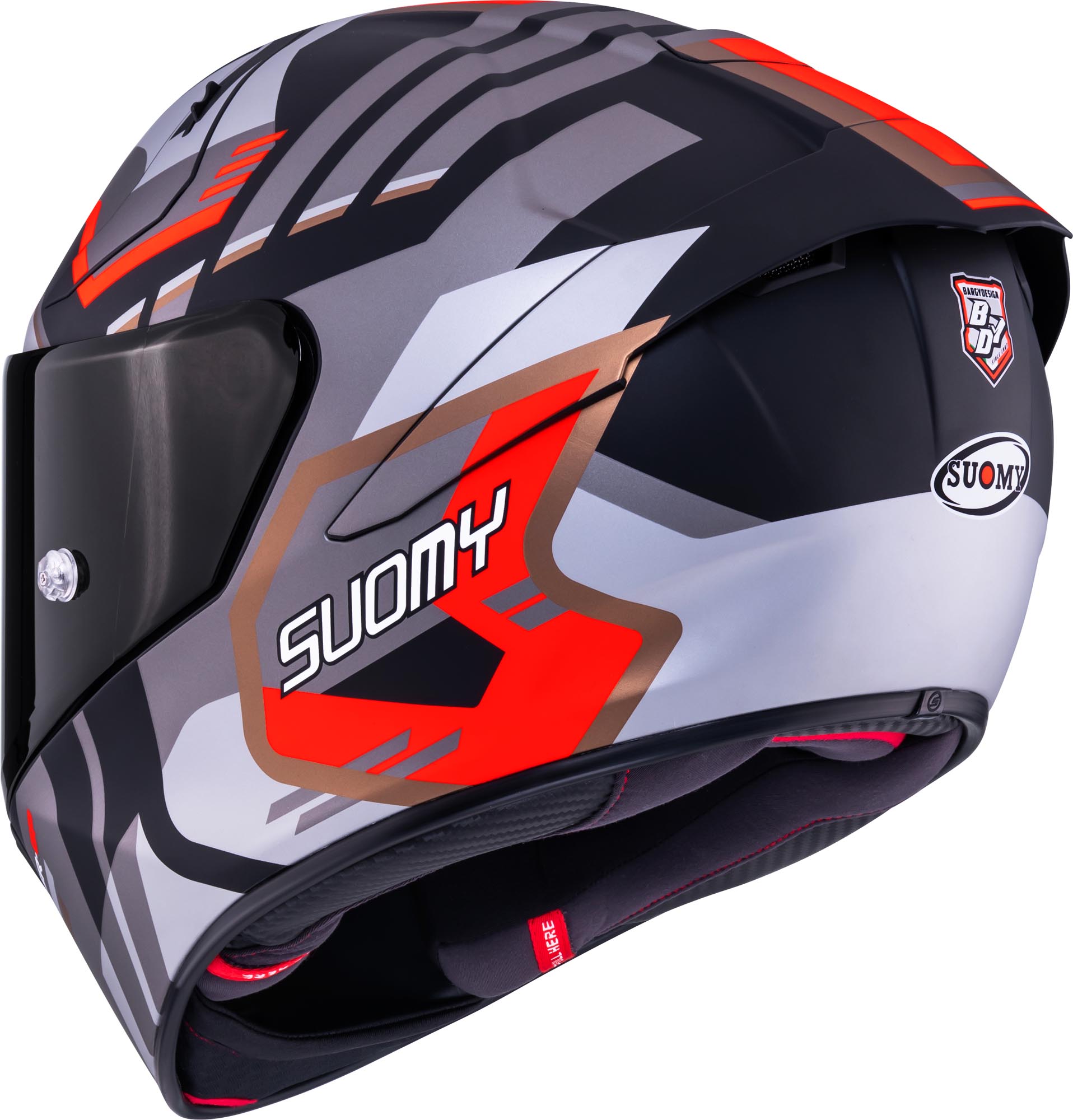 Suomy SR-GP Evo Infrared Kypärä Harmaa/punainen/musta XL (61/62) Kuva 3