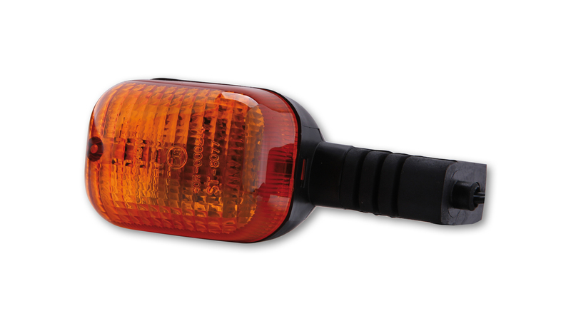 HIGHSIDER Smart Duc-Style Lampa Indikator Kropp Svart / Lins Orange (1st), Fram Höger & Bak Vänster Figur 2