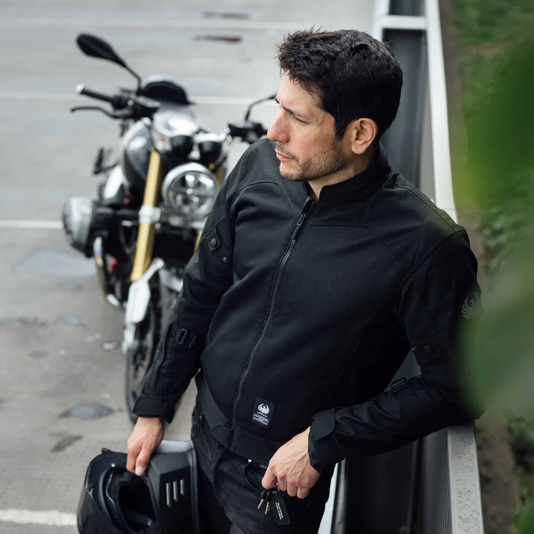 Merlin Prospect Air Mesh Motorcycle Textile Jacket black M Figure 6