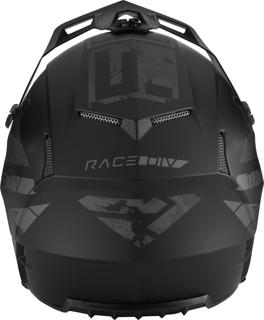 FXR Clutch Stealth Motocross hjelm sort mat/grå M (57/58) Figur 5
