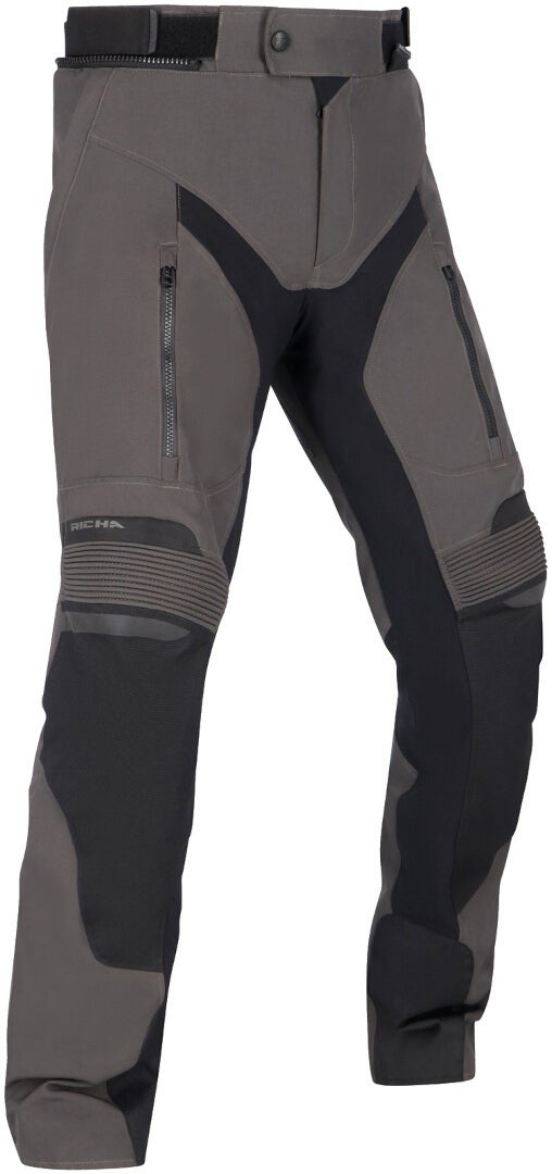 Richa Cyclone 2 Gore-Tex vanntett Motorsykkel Tekstil Bukser mørkegrå/svart 6XL Figur 1