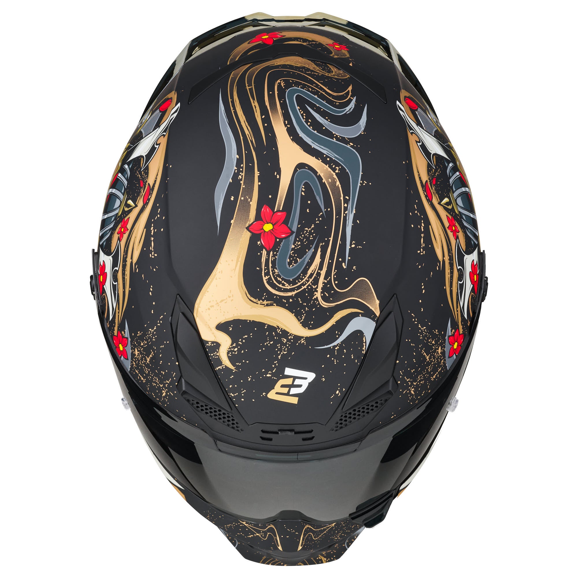 Side view of Bogotto Blade Armour Helmet
