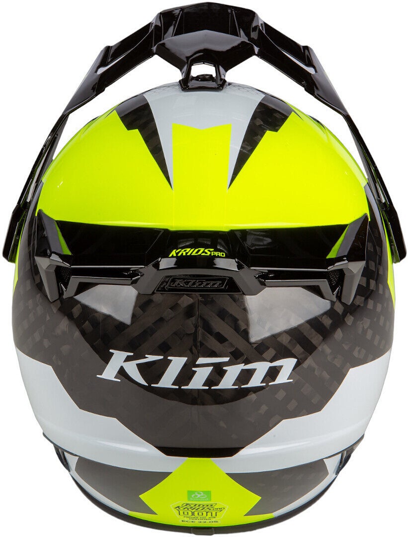 Klim Krios Pro Charger ECE/DOT Carbon Casco da enduro nero/giallo neon L (59/60) Figura 4