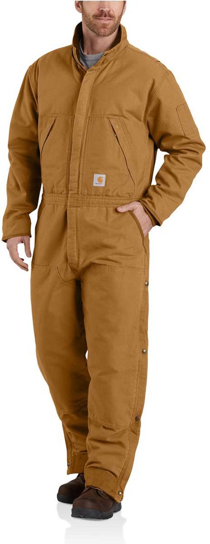 Carhartt Washed Duck Insulated Samlede brun M Figur 6