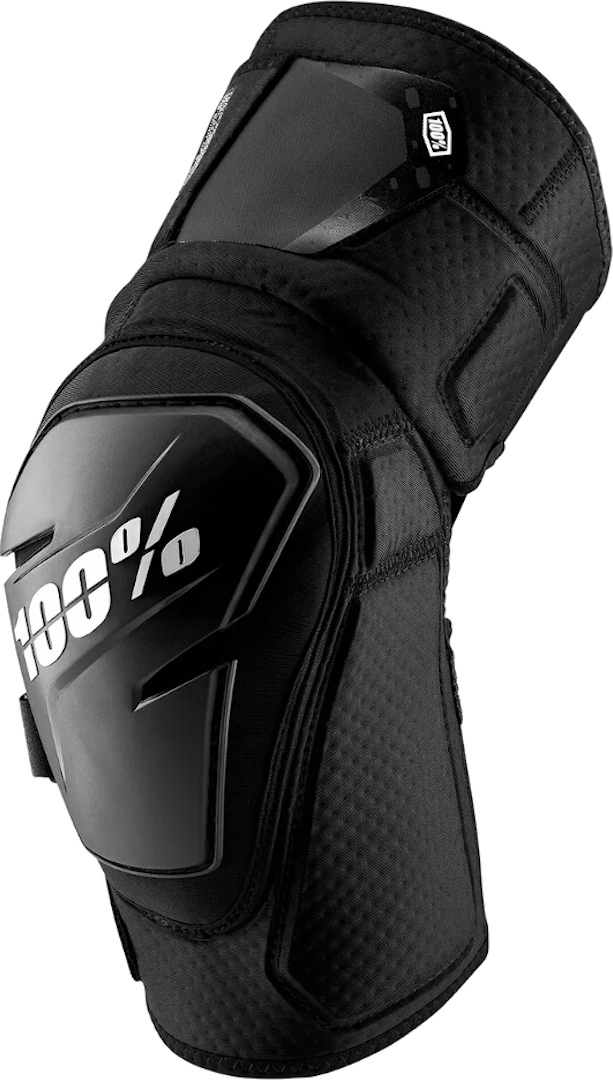100% Fortis Protecții pentru genunchi de bicicletă negru L/XL Figura 1