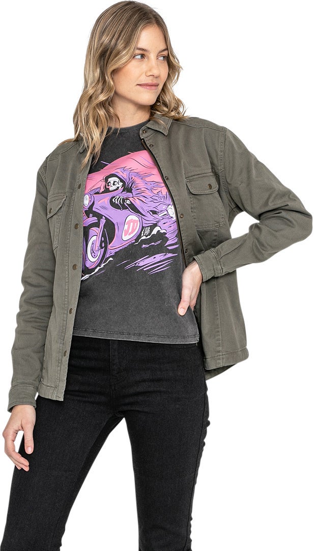 John Doe Motoshirt XTM Dámská košile olive 2XL Obrázek 15