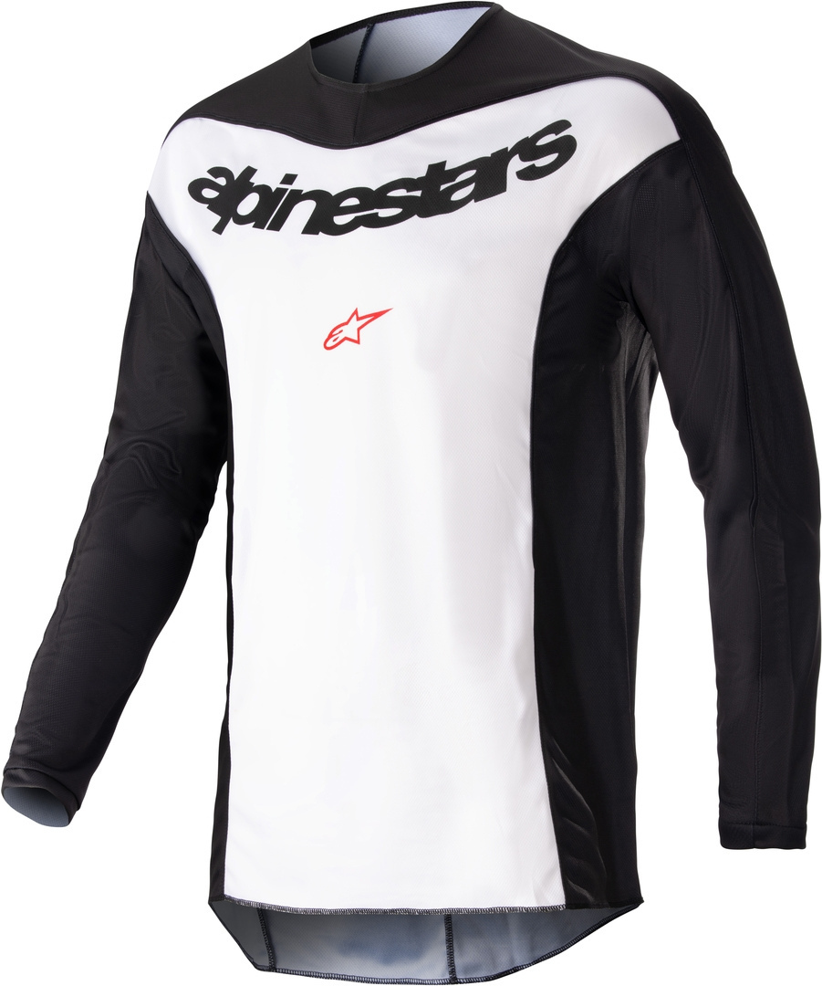Alpinestars Fluid Lurv Motokrosový dres bílá/černá L Obrázek 1