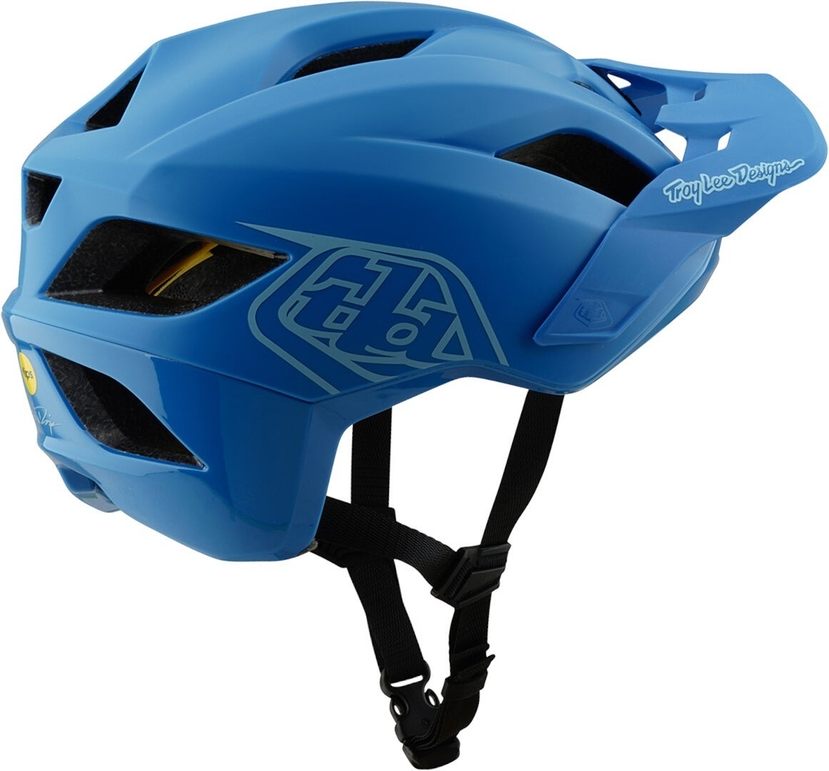 Troy Lee Designs Mips Flowline Point Fietshelm Blue Matt XL-XXL (60/63) Figuur 5