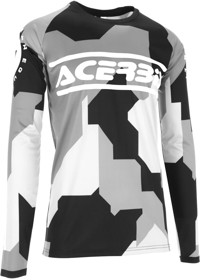 Acerbis MX Linear Sumbawa Motocross trøje sort/grå L Figur 1