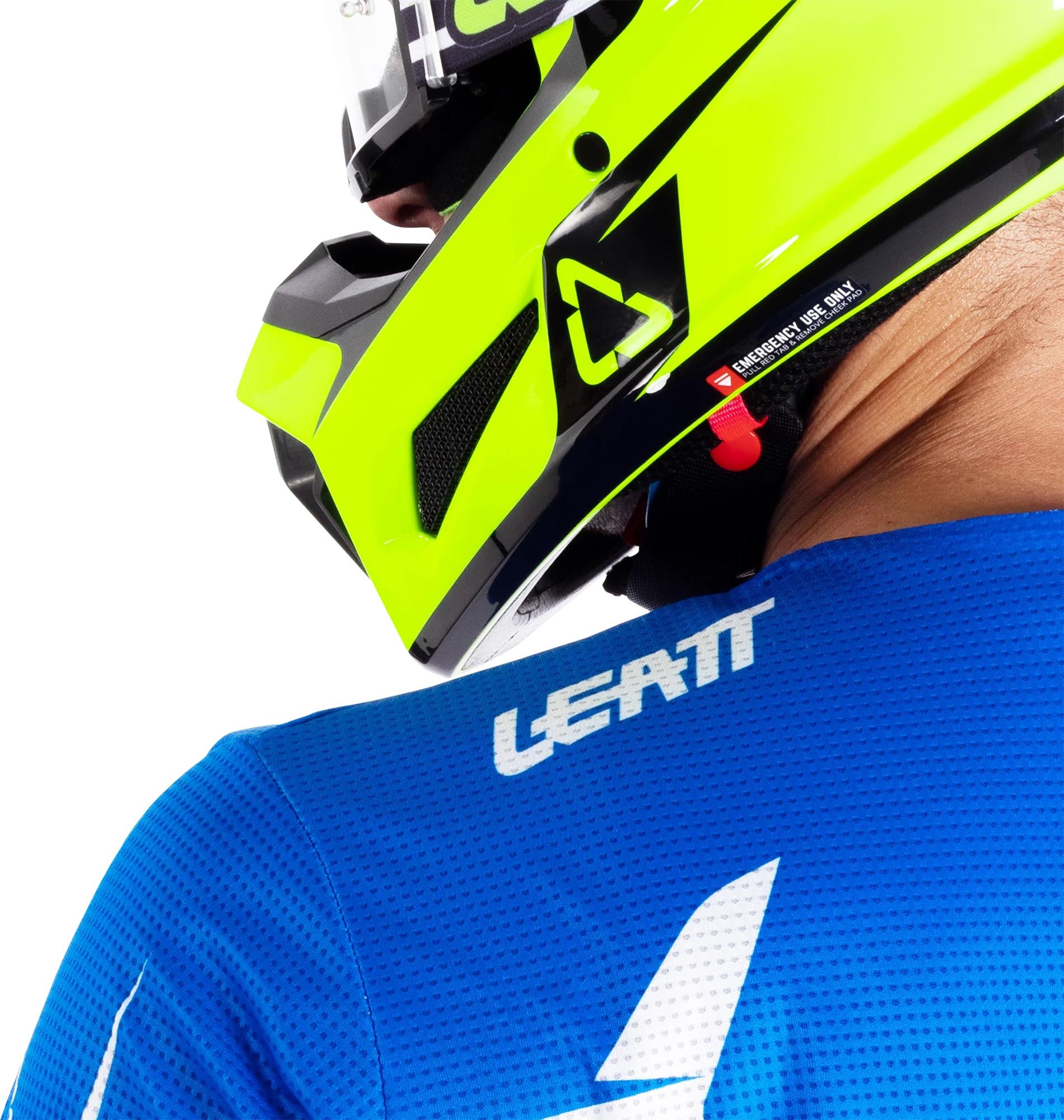 Leatt Moto 3.5 Motocross Jersey blue/white XL Figure 4