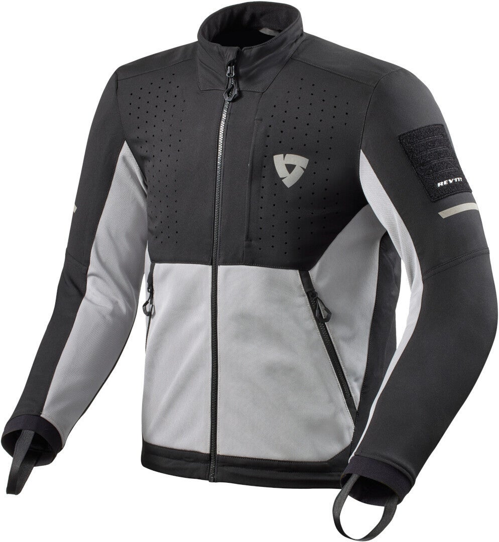 Revit Tectonic H2O waterdichte motorfiets textieljas zwart/grijs XL Figuur 3