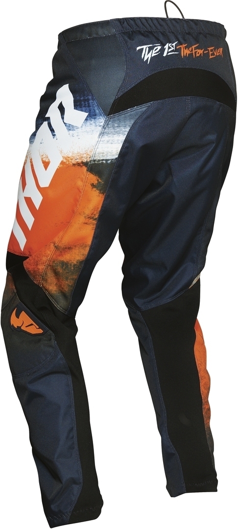 Thor Sector Vapor Motocross bukser orange/blå 34 Figur 2