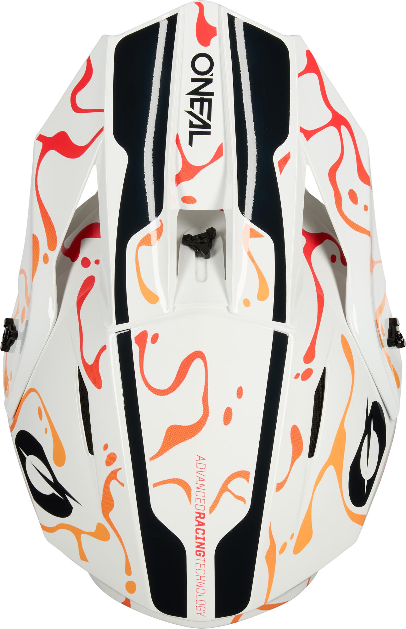 Oneal 1SRS SPLASH Motocross hjälm vit/orange XS (53/54) Figur 7