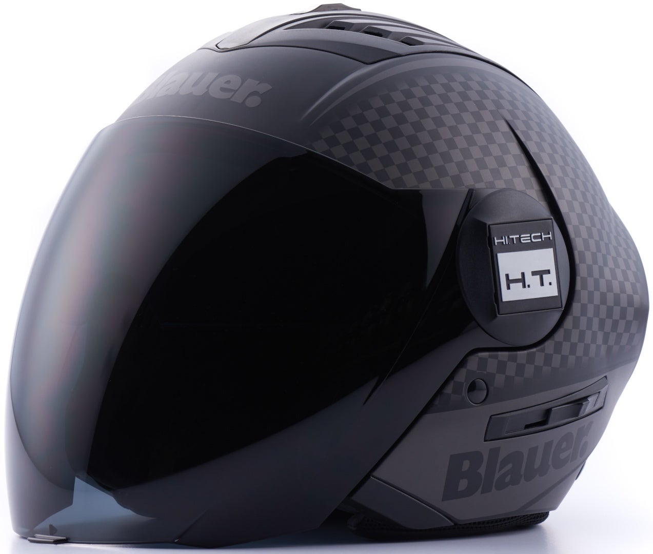 Blauer Real HT Graphic B Jet Helmet black matt/titanium L (58/60) Figure 1