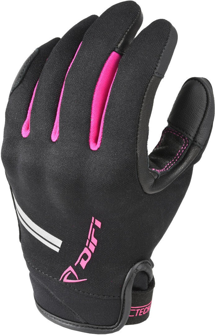 DIFI Matrix Motorcykelhandsker til damer sort/pink S Figur 1