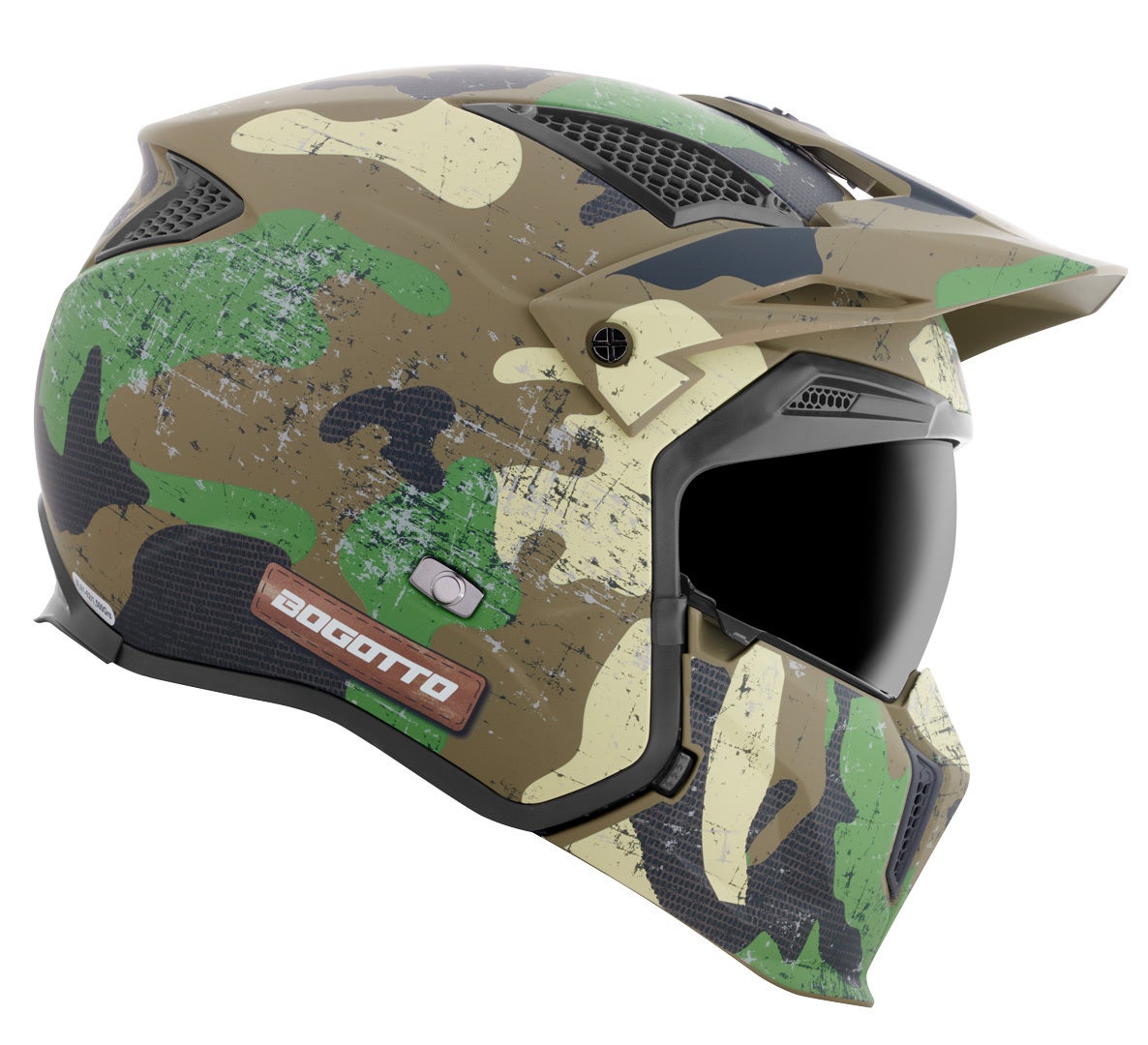 Bogotto Radic Camo Шлем Зелёный мат XL Рисунок 20