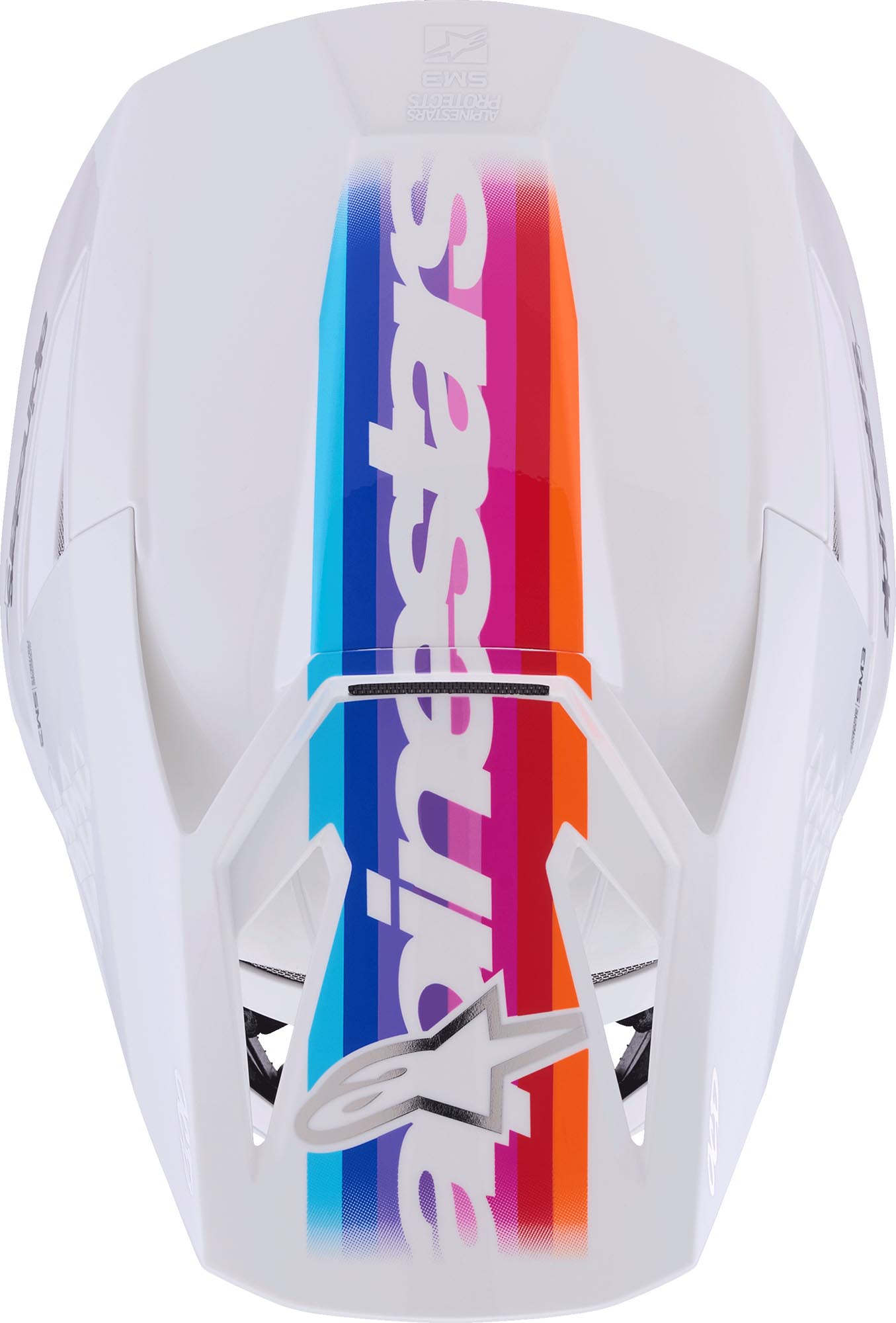 Alpinestars S-M3 Force Motocross Helm weiß/mehrfarbig L (59/60) Abbildung 3