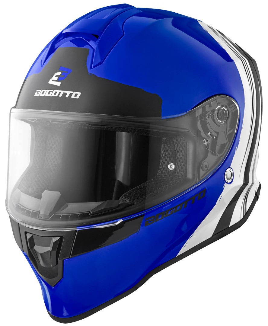 Bogotto V151 Wild-Ride Přilba modrá/černá/bílá S Obrázek 3