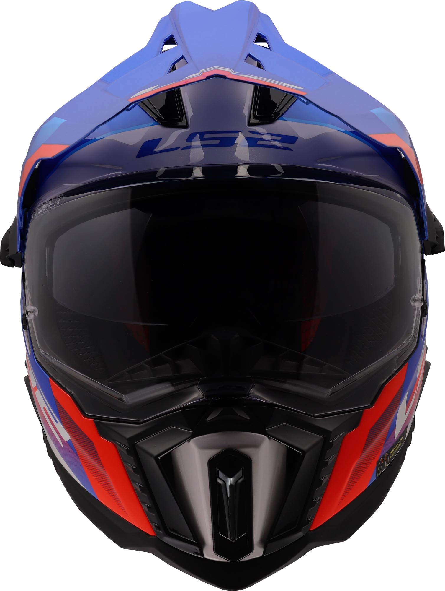 LS2 MX701 Explorer Hexa 耐力鋼盔 白/藍/紅 XL（61/62） 圖 3