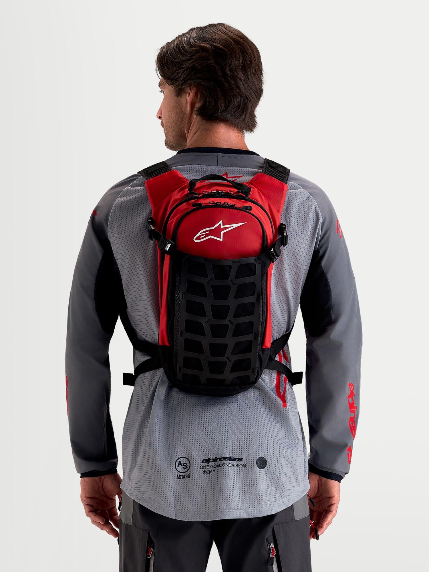 Alpinestars AT-9 Motorradrucksack schwarz/rot Abbildung 6