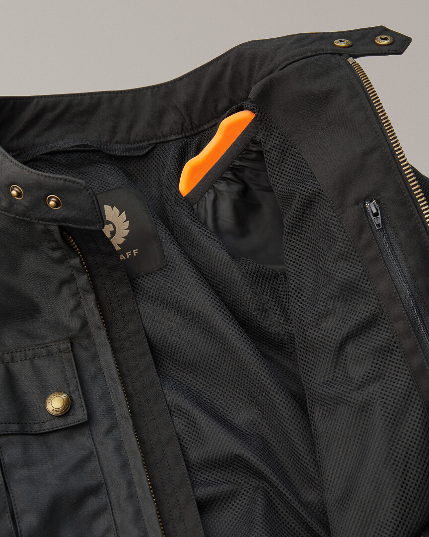 Belstaff Temple Motorcycle Wax Jacket black 4XL Figure 3