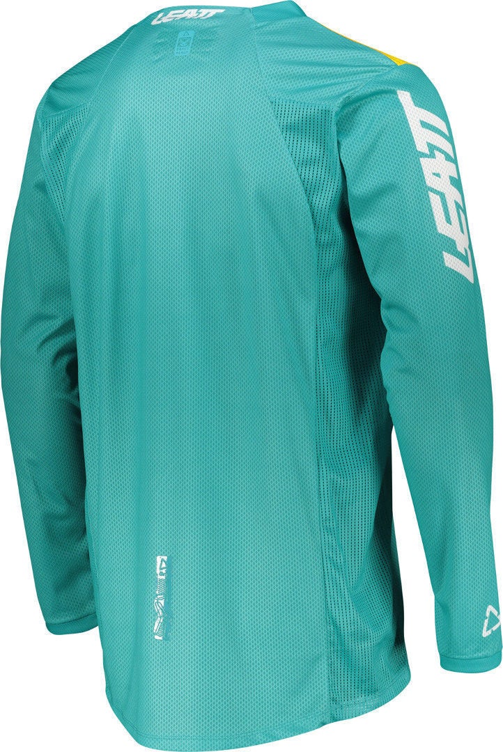 Leatt Moto 4.5 Lite Color Motocross Jersey Akvamarin XXL Figur 3