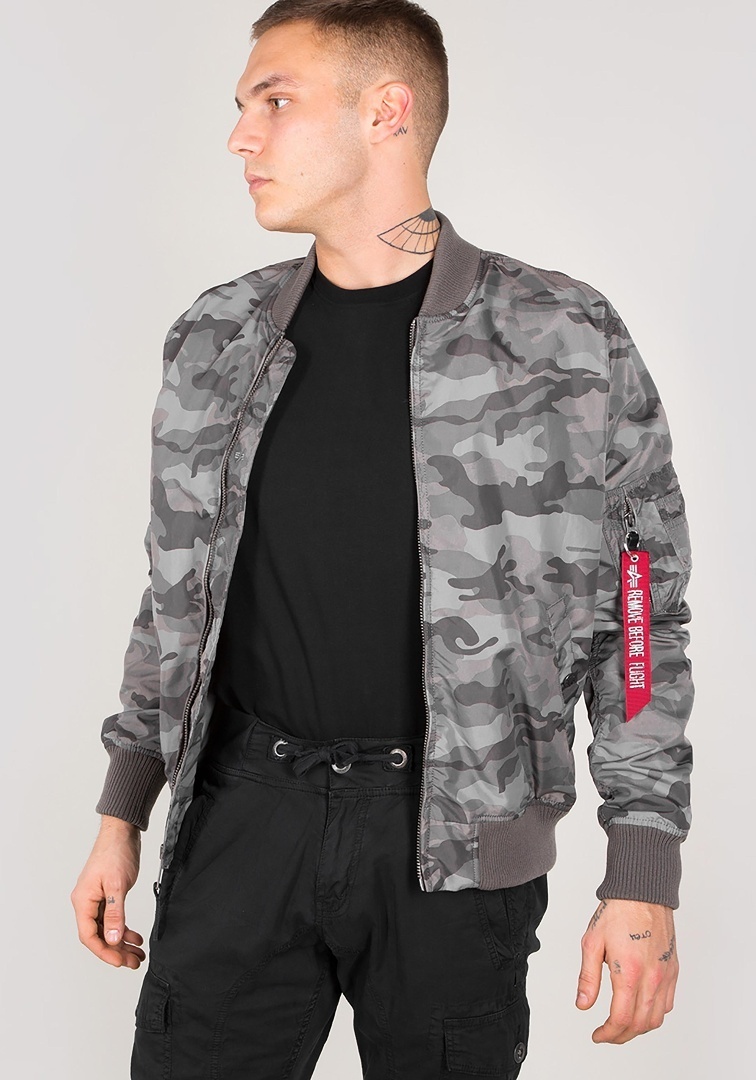 Alpha Industries MA-1 TT Giacca grigio M Figura 1