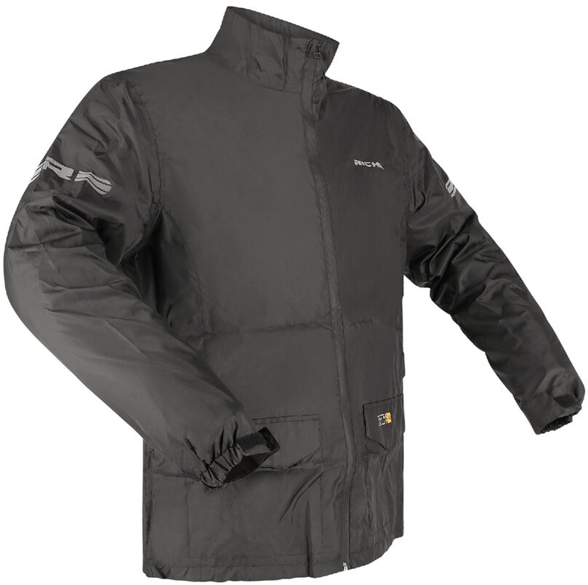 Richa Monsoon Motorcycle Rain Jacket black 2XL Figure 1