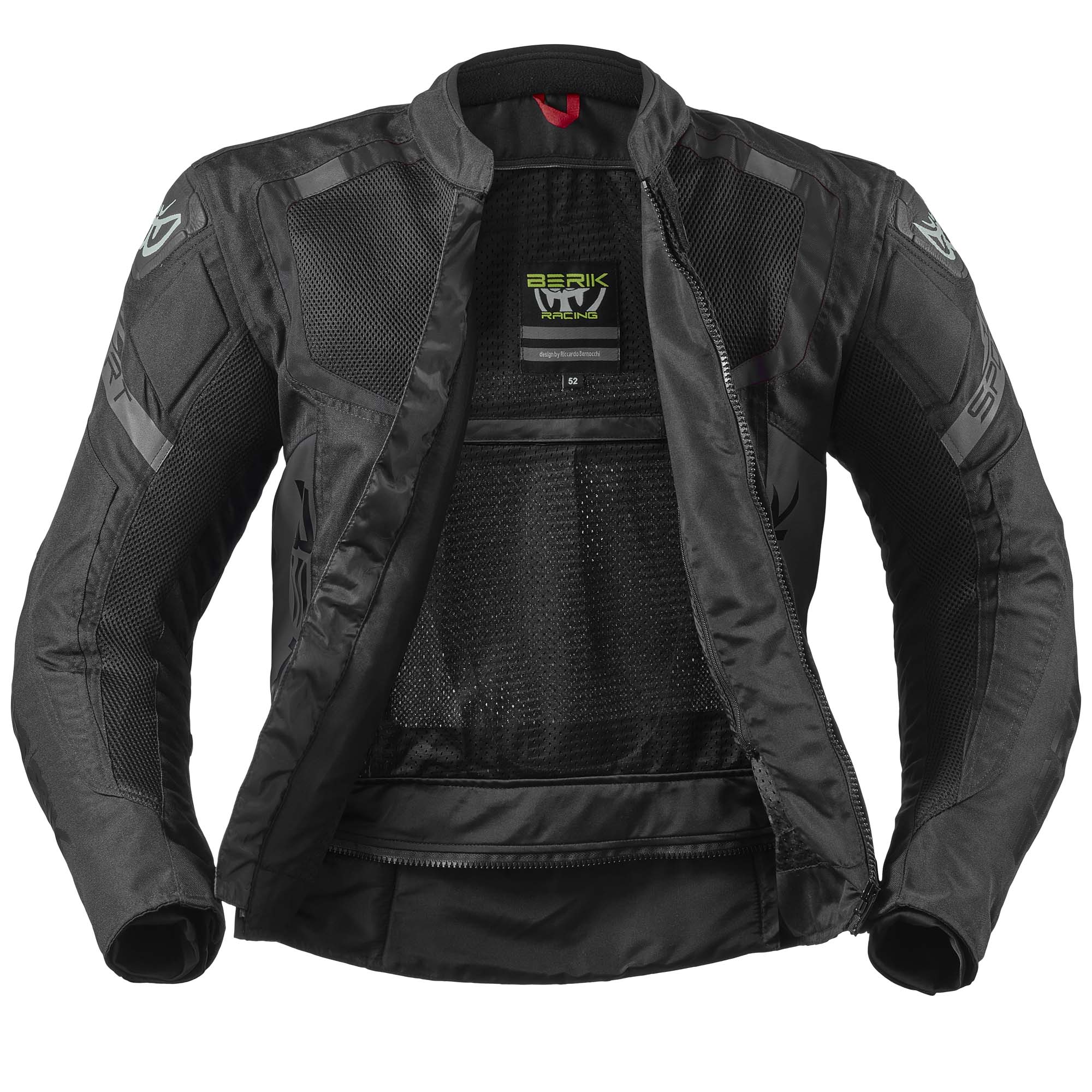 Berik X-Speed 2 Giacca tessile da moto nero 48 Figura 4