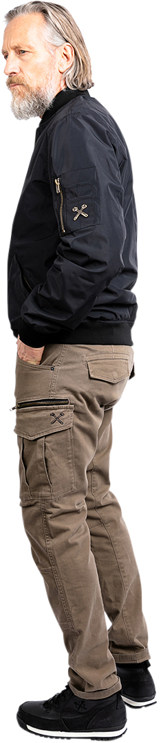 John Doe Stroker Cargo XTM Motorrad Textilhose sand 34 L36 Abbildung 15
