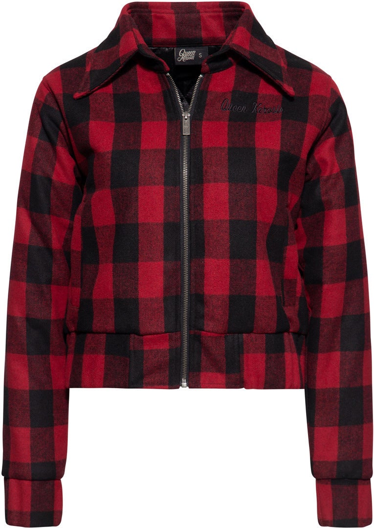 Queen Kerosin Speedway Queen Checkered Ladies Jacket 3XL Figure 1