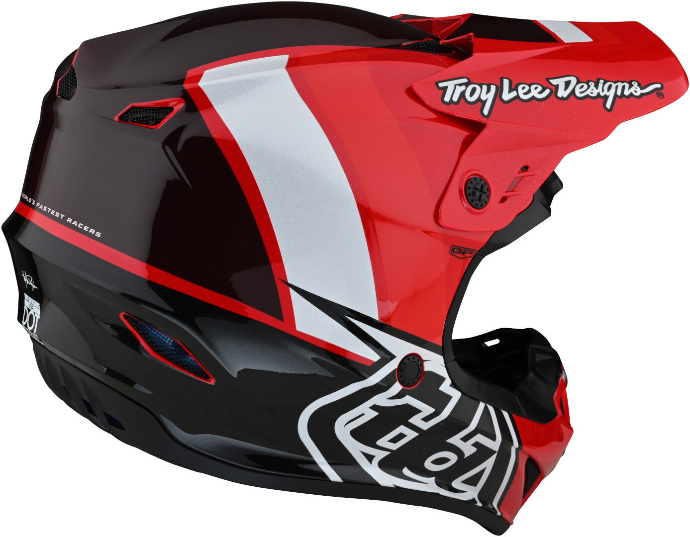 Troy Lee Designs GP Nova Cască de motocross pentru tineret roșu Y/M (50/51) Figura 5