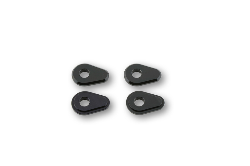 HIGHSIDER smarta monteringsplattor Indy Spacer Black Aluminium, för Yamaha Figur 2