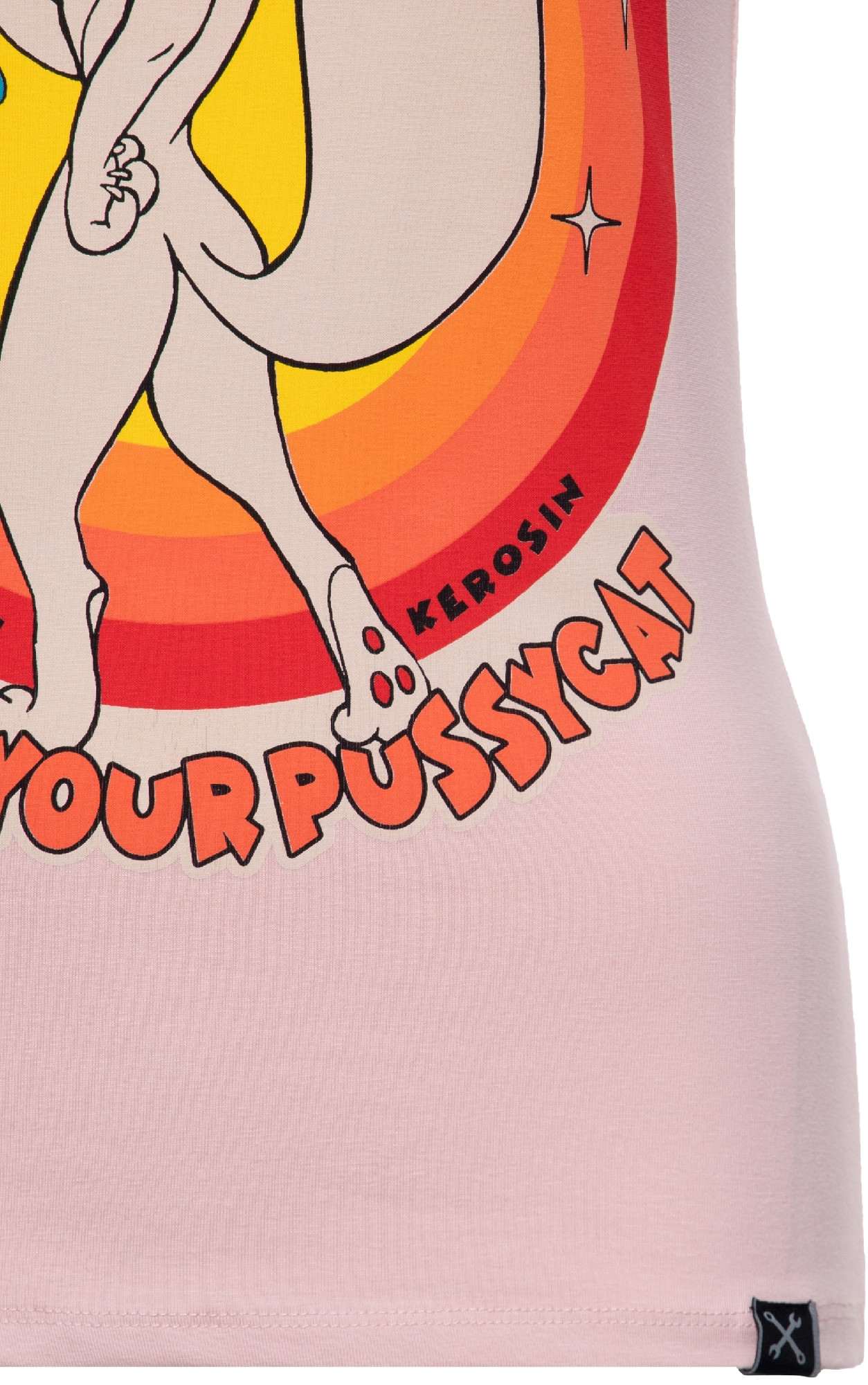 Queen Kerosin I'm Not Your Pussycat Ladies T-Shirt pink XXL Figure 4
