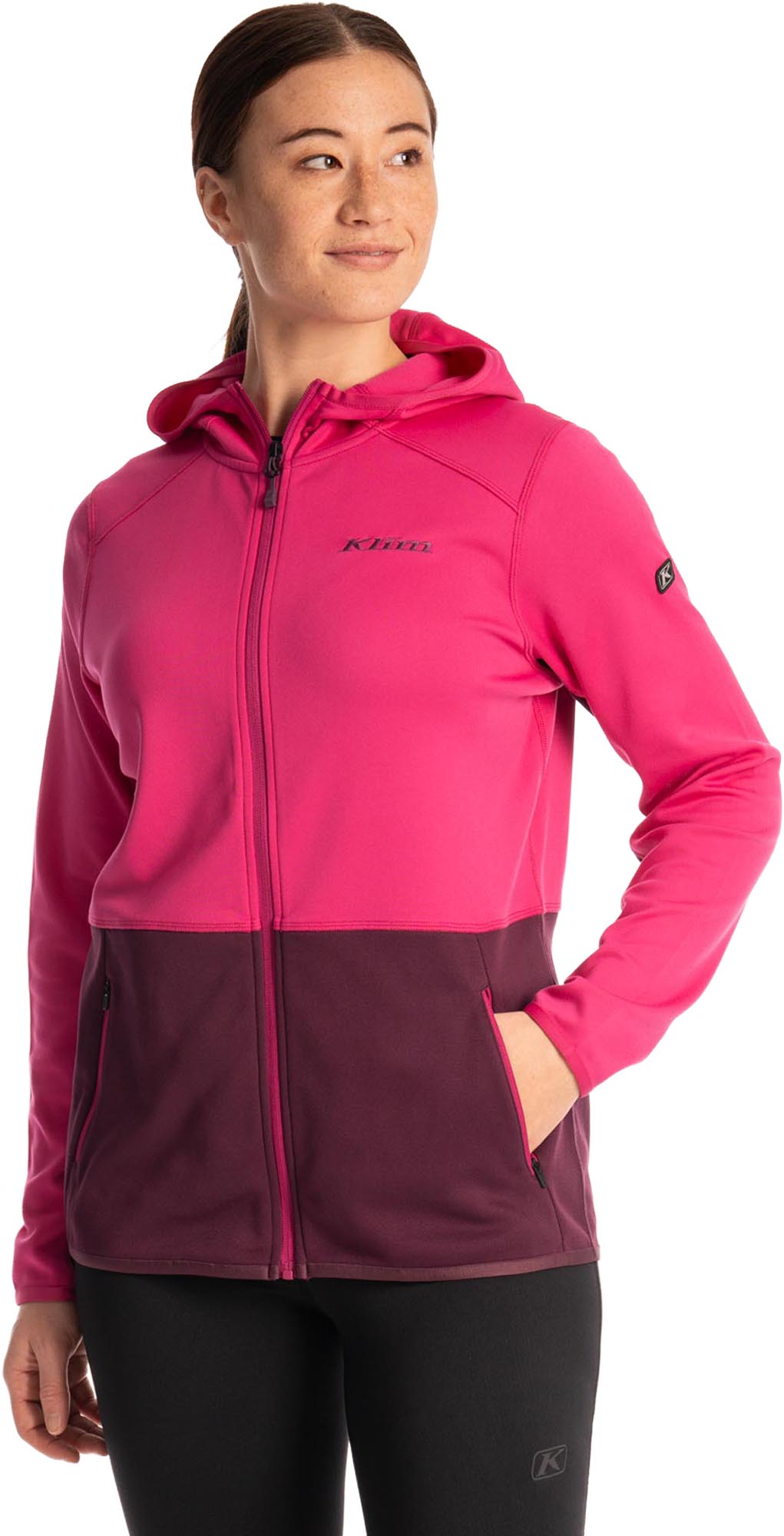 Klim Solitude Женский худи на молнии розовый M Рисунок 1