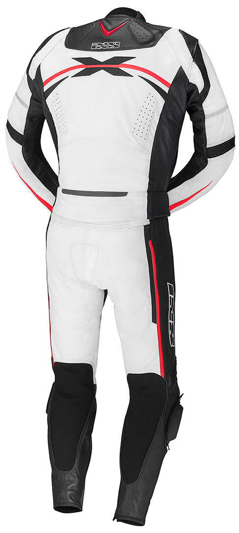 IXS Camaro Tuta in pelle a due pezzi bianco/nero/rosso 54 Figura 2