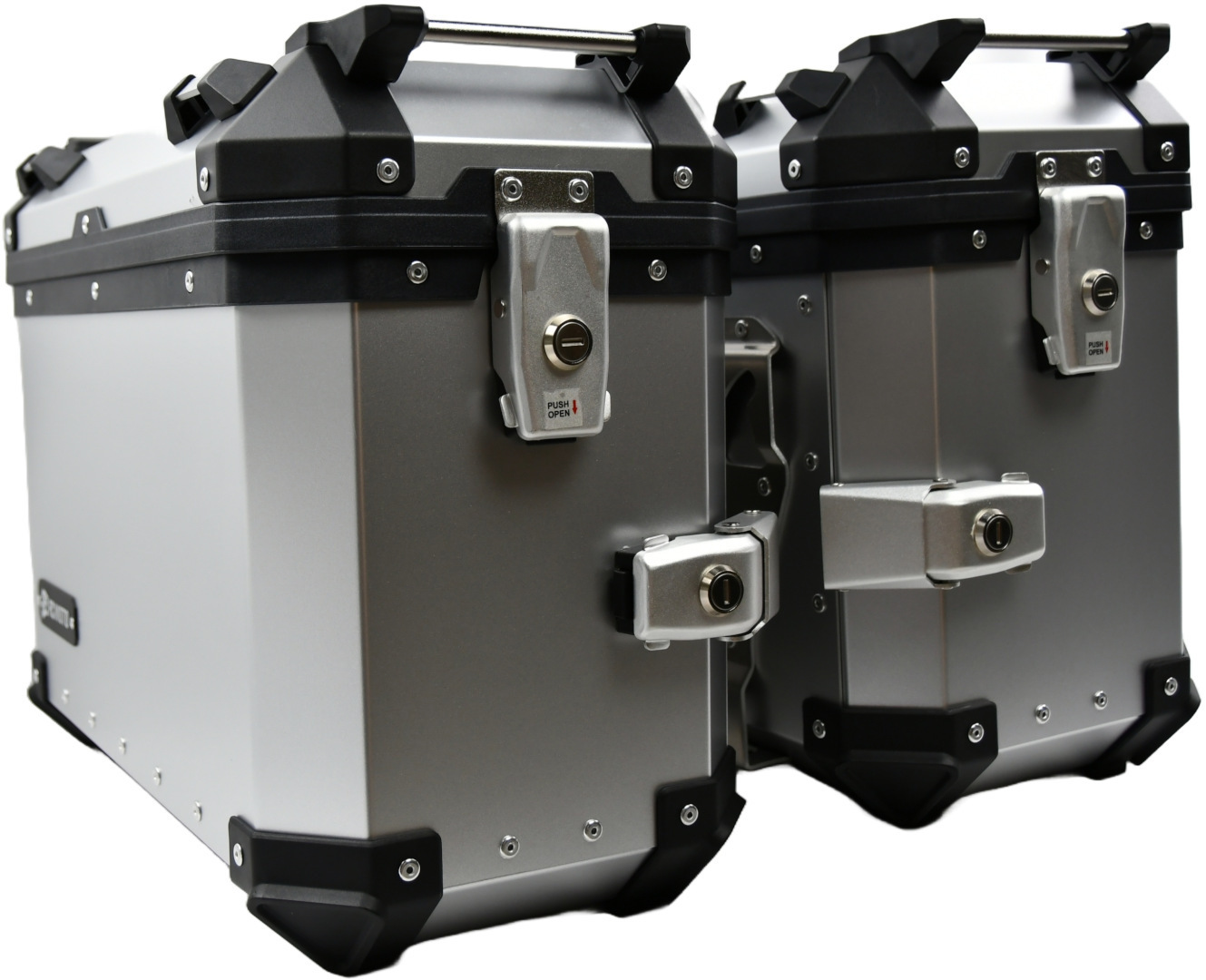 FC-Moto Terreno EVO Silver 28 L Alu Set de carcasă laterală + Set de cilindri de încuietoare Figura 1