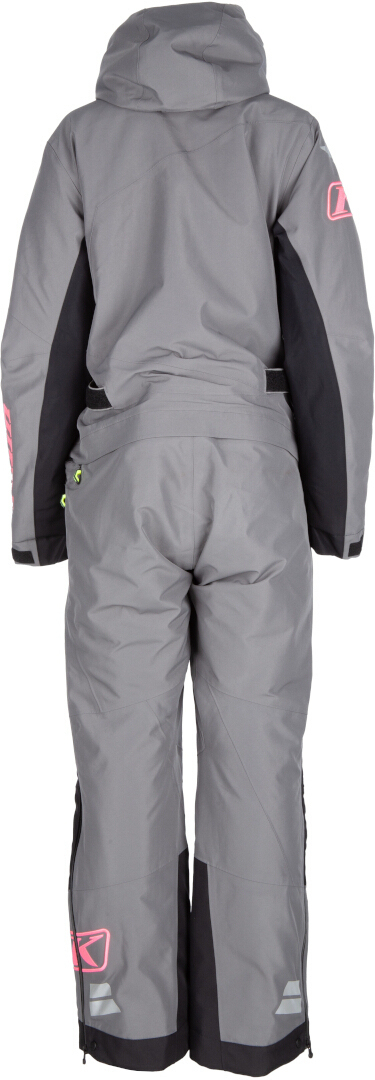 Klim Vailside Costum de snowmobil One Piece pentru doamne Gri/roz S Figura 4