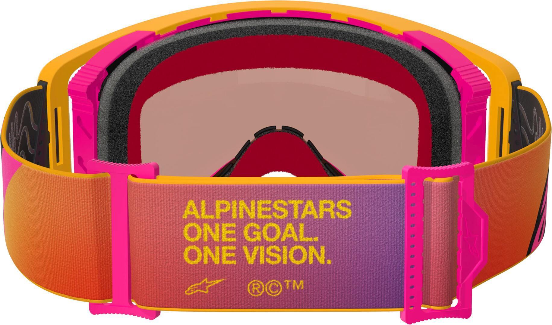 Alpinestars Supertech Corp Absolute Vision Mirror Motocross Brille Apelsin Figur 3