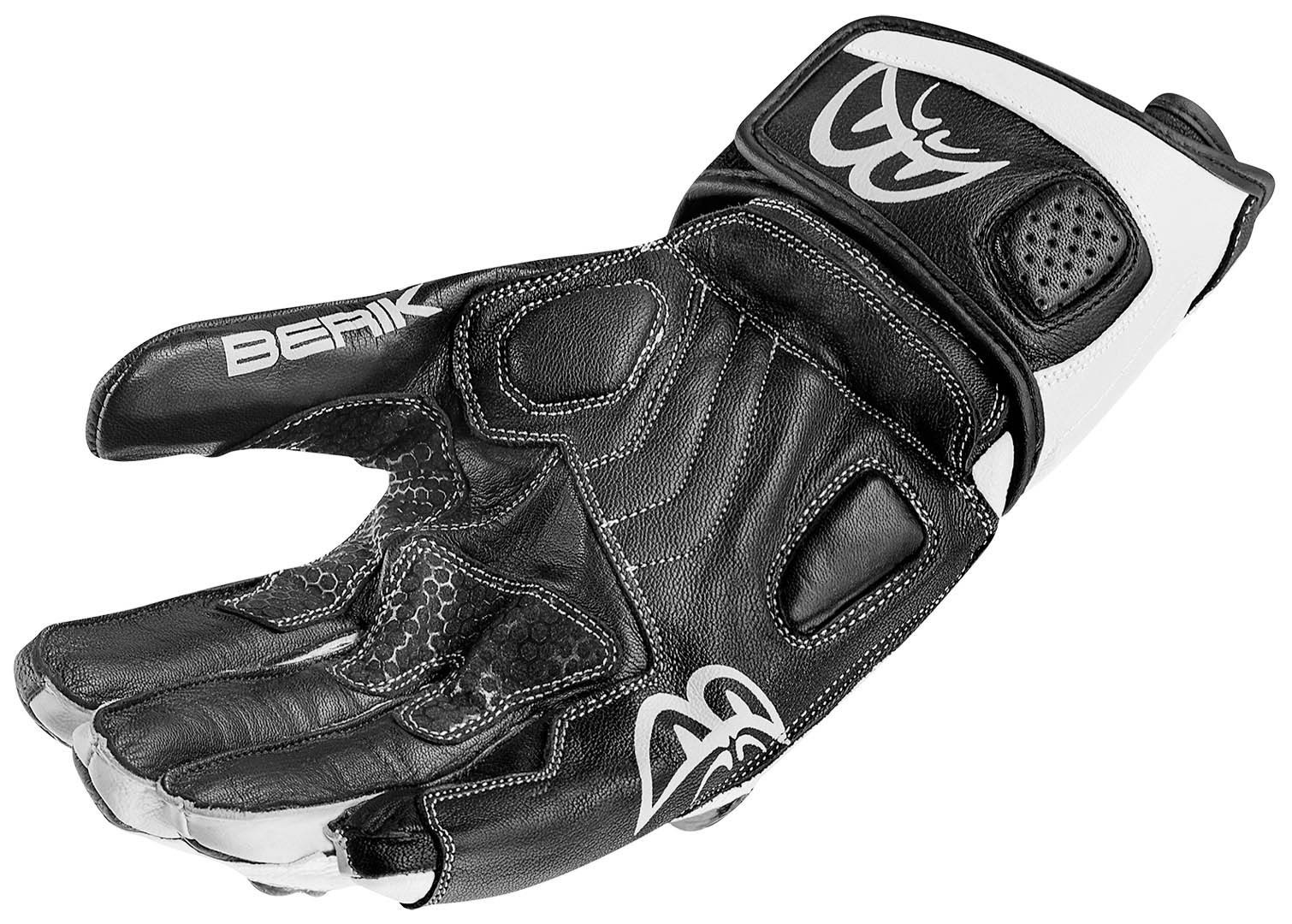 Berik 2.0 ST Motorradhandschuhe weiß/schwarz L Abbildung 4