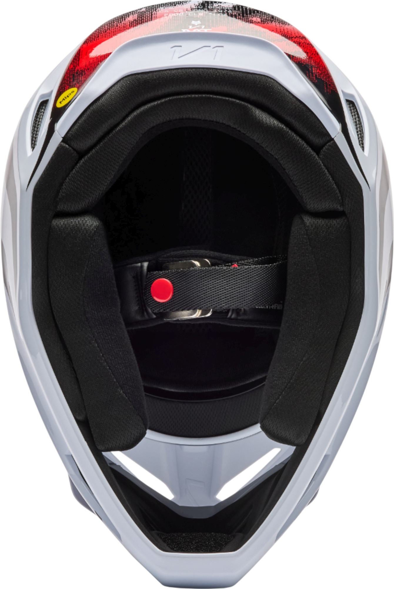 FOX V1 Kairos Casque de motocross Blanc/Rouge S (55/56) Figure 6