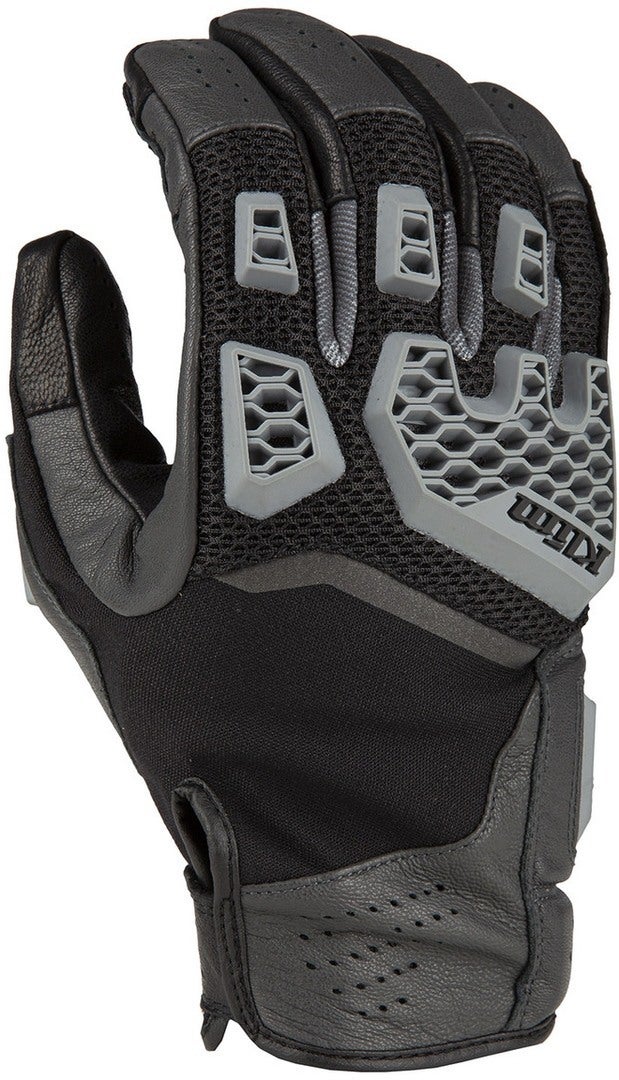 Klim Baja S4 perforierte Motorradhandschuhe grau 3XL Abbildung 1