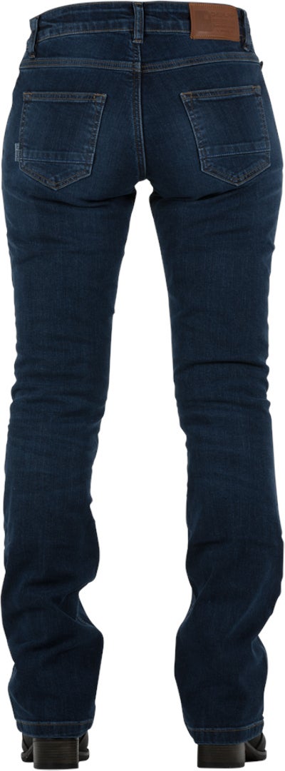Overlap Donington Jeans da motocicleta das senhoras azul 28 Figura 4