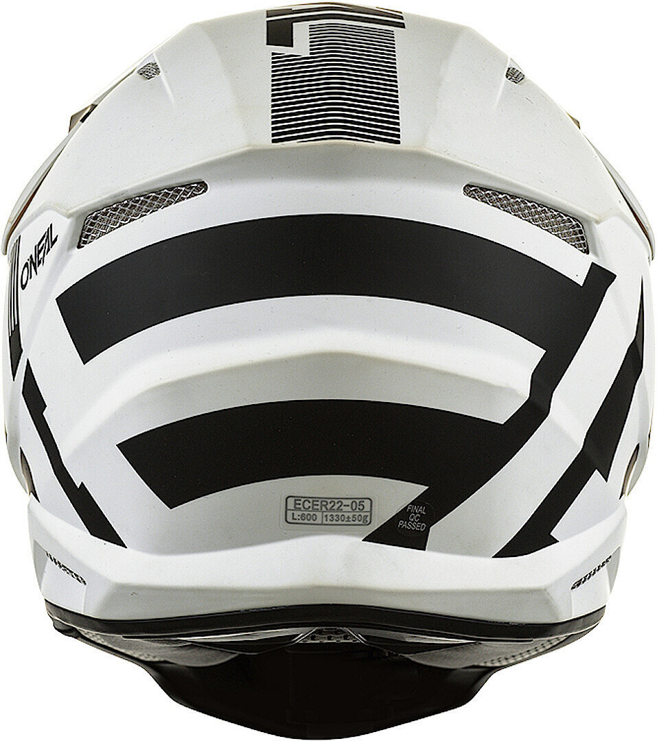 Oneal 3Series Vertical V.22 Cască de motocross alb/negru S (55/56) Figura 4