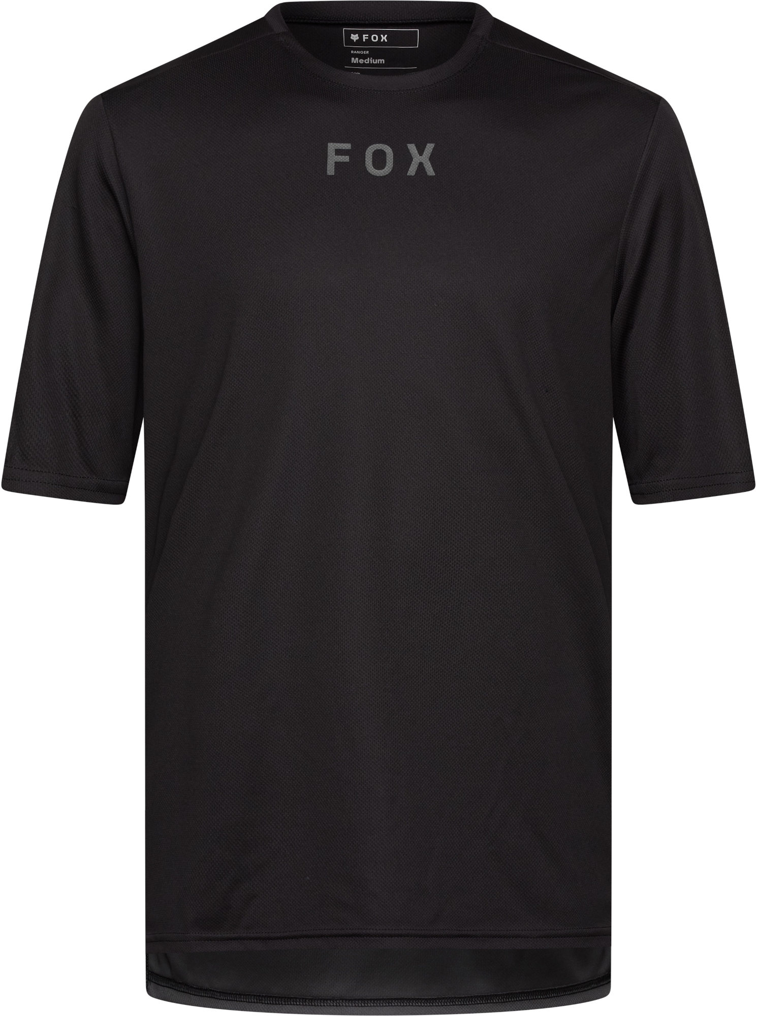 FOX Ranger Wordmark 自行車球衣 黑色 S 圖1